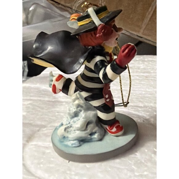 Hamburglar Holiday Mischief Ornament 1996 McDonalds  Ceramic 1971 Design - Picture 4 of 5